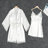 New Stitling Elastic Lady Pyjamas Jersey With Pyjab Pajamas Set Solid Color Home