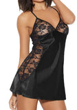 Satin Lace Straps Nightdress