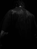 Summer Demon Cross Print Short-Sleeved T-Shirt Stranded Trousers Round Collar Men's Top