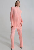Winter Elegant Knit Top and Pants