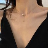 Square Shell Necklace-Outfit
