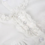 Cap Sleeve Lace Up
