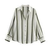 Homemade New Women's Fashion 20 Color Silk-Sense Tidling Shirt