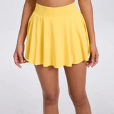 Toloer Pleated Sports Skirt Contains Tennis Bag Quick Drying Tennis Skirt Pants Prevent Naked Fitness Skirt 9905-Outfit