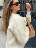 2025 Women's Comfortable Casual Solid-Colored Knitted Shirt