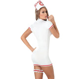 Sex Lingerie Woman Seduction Sexy Doctor Nurse Uniform Seduction Set Zipper Nurse