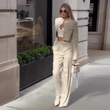 Summer New Women's High-End Temperament Short Suit Set Of Trousers Two
