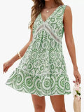 Summer Women's Colorless Long Sleeveless Long-Term Loose Dress