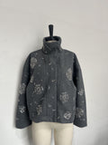 Autumn/Winter 2025 Fashion Personality Zipper Style Dazzling Dazzling Jacket Jacket This