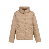 Light Short Down Jacket Female Winter Burst Xiangyun Fashion Short Small White Duck Down Warm Coat-Outfit