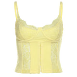 Summer Fashion Trend Women's New Sling V-Neck Dew Lace Lace