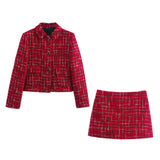Women's New Lattice Cotton Clothes Printed Cotton Clothes