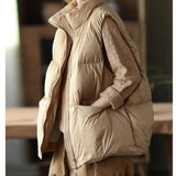 New Down Cotton Han Version Of Autumn And Winter Loose Thin Horse Clip Women's Fashion Vest