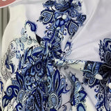 Toloer Spot Spring 2023 New Ladies Fashion V-Neck Long Sleeve Bohemian Print Dress-Outfit