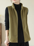 Toloer Autumn And Winter New Mother Dress Rocking Velvet Horse Clip Warm Casual Coat Women Fashion Shoulder Vest