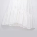 Spring Series Laminated Decorative Poplin Suspender Dress 2673072-Outfit