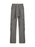 gray 90s vintage cargo pants with cargo