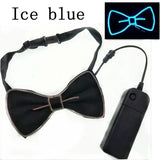 Light Up Mens Bow Tie Necktie Luminous Flashing For Dance Party Christmas Evening Party Decoration-Outfit
