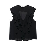 Feng 2025 New Summer Laminate Decoration Shirt 8372079 Laminate Decorative Skirt 8372080 Two-Piece