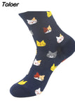 Funny Socks Women &men New 2023 Cute Autumn Winter New Year Santa Claus Christmas Fruit Animal Fish Happy Socks