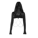 Summer New Street Fashion Slimming Chain Gilding Design With Hats And Long Sleeves-Outfit