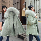 New Coat Female Winter Dress Short Down Cotton Clothing Large Size Korean Student Sent To Overcome The Thin And Thick Loose Cotton-Padded Jacket-Outfit