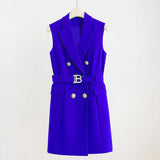 2025 New Fragrant Taro Purple High-End Temperament Pop Blazer Female Korean Version Of Casual