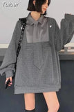 Ropa Mujer Streetwear Fashion Sweatshirts Women Patcheork Casual Oversized Tops Y2k Clothes Korean Harajuku Hoodies