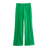 Belt Dress Collar Suit Jacket 2310187 Slim Straight Tube High Waist Trousers 2216118 Suit-Outfit