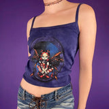Fairy Printed Cami Top-Outfit