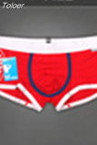 HEROES Cotton Men's Flat Foot Underpants Cueca Boxer Homme Shorts Mens Underwear Sexy Boxershorts Men