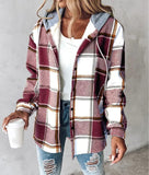 Leisure Explosion Lady Big Lattice Lady Jacket Lattice Autumn Winter