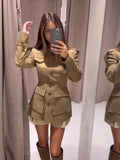 2025 New Fashion Design Sense Single-Dlocked Slimming Pocket Jacket