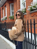 Temperament Famous 2025 Autumn And Winter New Tice Cuff Double Hair Coat Coat