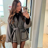 And Winter Air To Restore The Ancient Money Hair Coat Texture Of The Waist Short Coat