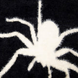 Spider Print Loose Sweater-Outfit