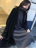 Winter New Fashion Women's Sweater Loose Cardigan Medium Long Sweater Jacket Women Cardigan Oversized Cardigan