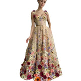 Women's Three-Dimensional Flowers Fashion Embroidered Flower Bag Hip Sexy