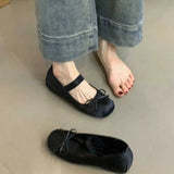 Evening Night Wind Mary Jane Shoes Women's 2025 New French Elegant Silk And Satin With Skirts To Increase Evening