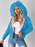 2025 Casual Jacket With Thick Hairy Bribute