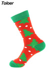 Funny Socks Women &men New 2023 Cute Autumn Winter New Year Santa Claus Christmas Fruit Animal Fish Happy Socks