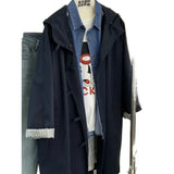2024 New Korean Khaki Long Trench Coat Female Early Spring And Autumn Small Senior Sense Good-Looking-Outfit
