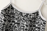 Skull Allover Print Crop Cami Top-Outfit