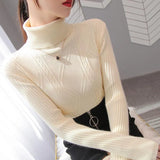 Sweater Women's Autumn And Winter Set-Up Bottom Shirt 2025 New Fashion Knitting
