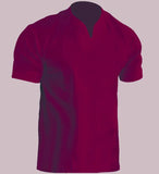 Men's Fitness Plus-Size Sports T-Shirt Men's Elastic Cotton Pocket Short-Sleeved Summer V-Neck Polo