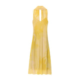 Homemade New Women's Clothing Printed Long Scarf Dress