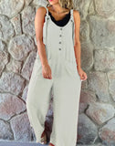 Fashion Casual Button Backs And Pants Women's
