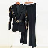 New Star Temperamental Diamond Hot Diamond Belt Suit Two
