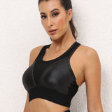 Toloer Tight Yoga Set Spell Net Sexy Sports Bra And Hip Pants Fitness Two Sets-Outfit