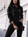 Autumn Wish Women's Clothing Hot Fashion Casual Sweatwear Lady Two Sets Of